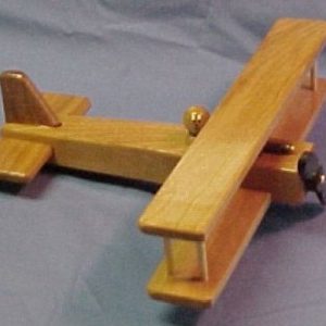 Wooden Toy Biplane #200