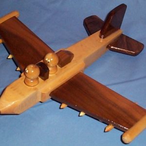Two Man Wooden Toy Jet #204